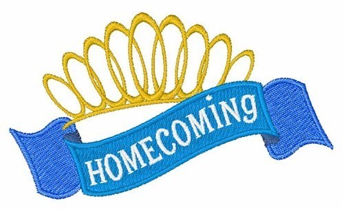 homecoming crown and blue sash